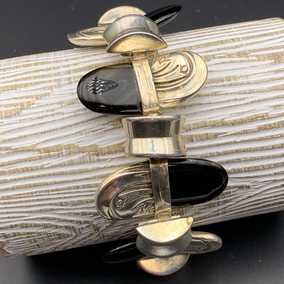 Vintage Miguel Melendez Sterling Bracelet Taxco - Picture 1 of 2